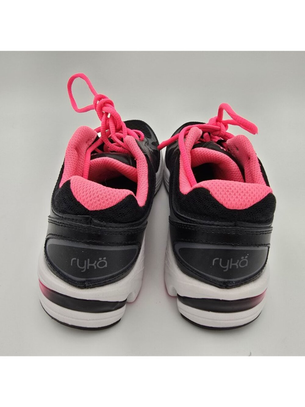 Ryka Radiant Womens Athletic Shoes Size 7.5 Black/Pink Mesh Lightweight - Picture 3 of 7